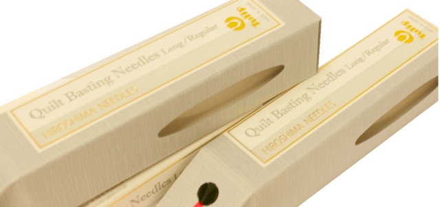 Agujas japoneses para hacer quilt o para hilvanar