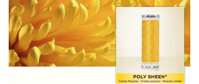 Hilo Mettler Poly Sheen, hilo para bordar, acolchar a maquina. 
